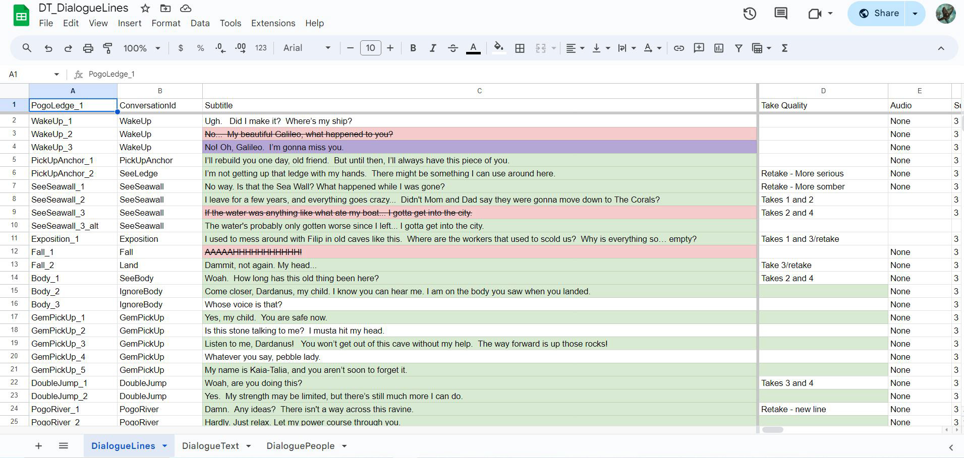 Grimhook spreadsheet